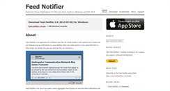 Desktop Screenshot of feednotifier.com