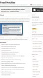 Mobile Screenshot of feednotifier.com
